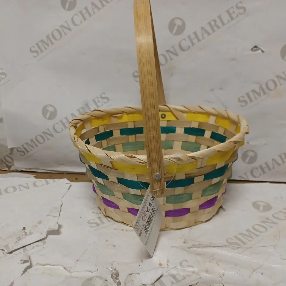 2 BOXES OF 12 BRAND NEW EASTER SMALL WICKER BASKETS (2 x 12)