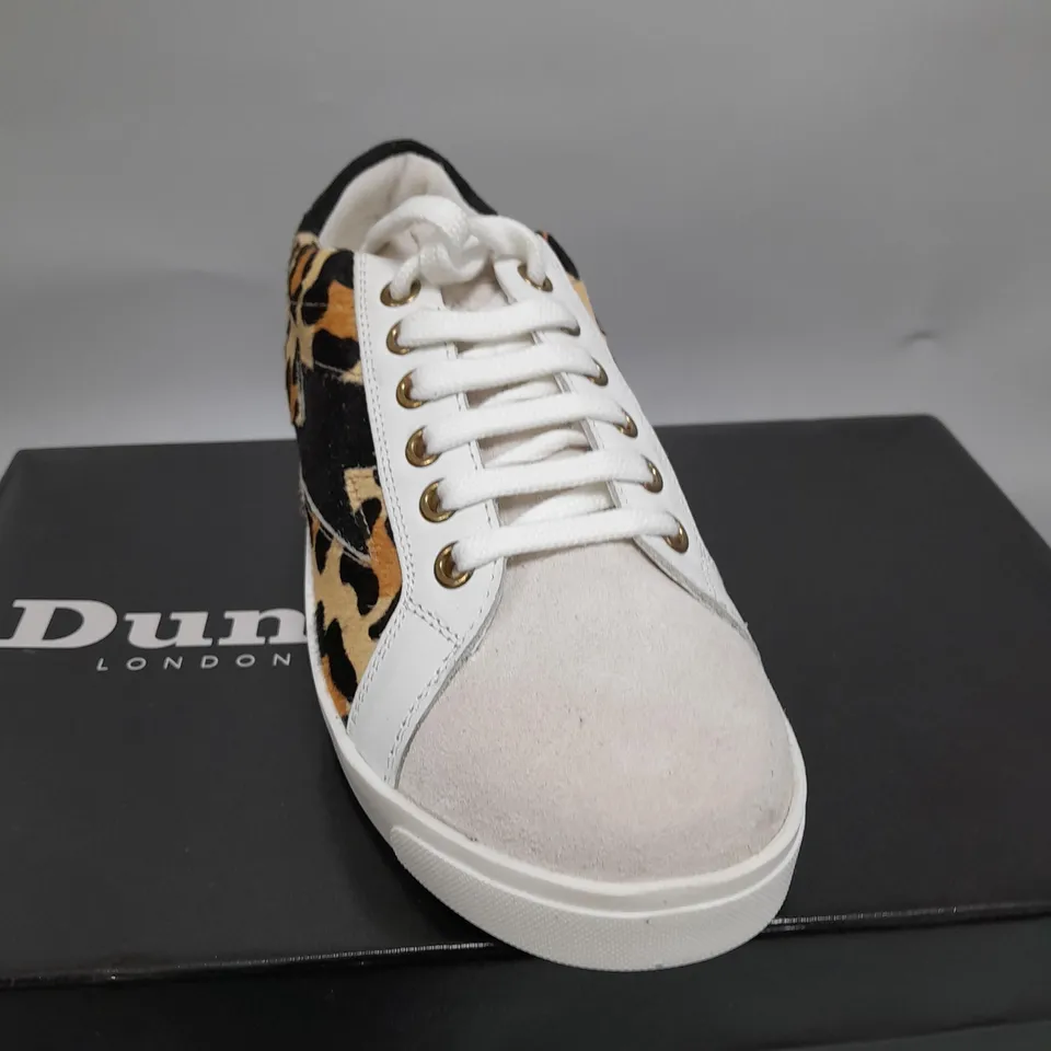 DUNE ENERGISE LEOPARD PRINT TRAINER - SIZED 3