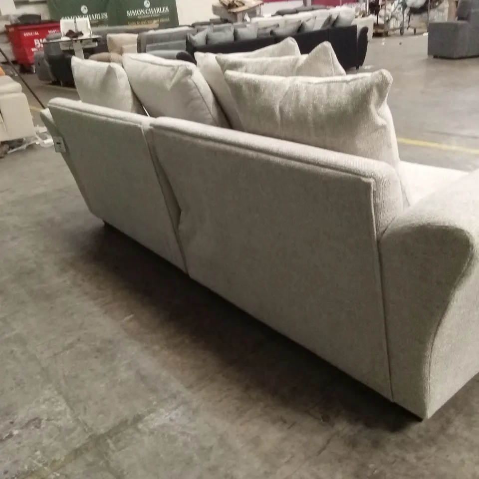 DURY CHUNKY WEAVE 4 SEATER SCATTERBACK SOFA - NATURAL RRP £699