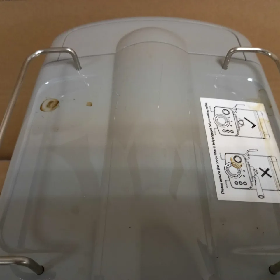 SWAN RETRO PUMP ESPRESSO COFFEE MACHINE - GREY