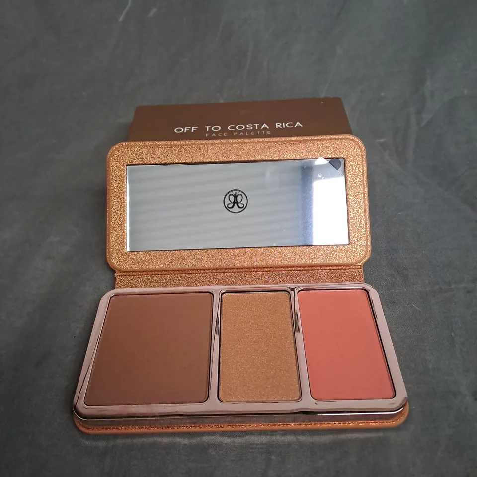 BOXED ANASTASIA BEVERLY HILLS OFF TO COSTA RICA FACE PALETTE