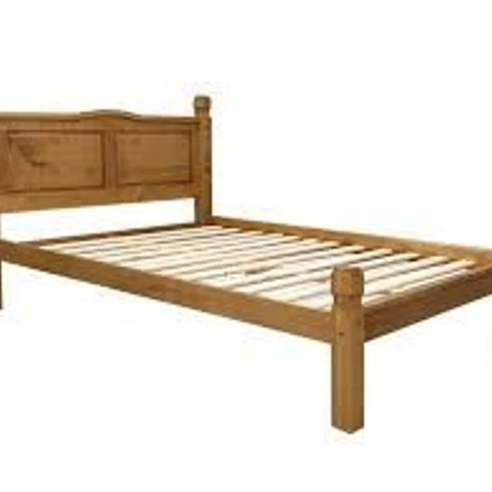 BOXED CORONA LOW END BED DOUBLE BED FRAME (3 BOXES)
