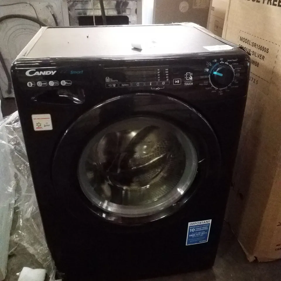 CANDY CS148TWBB4 8KG LOAD, 1400 SPIN WASHING MACHINE - BLACK