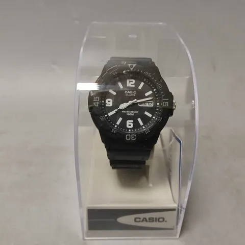 CASIO MRW-200H-1B2 GENUINE MEN'S ANALOG SPORTS DIVER WATCH IN DISPLAY CASE