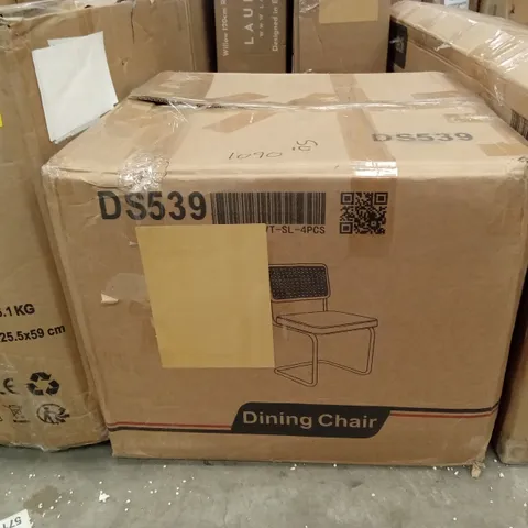 BOXED SET OF 4 DINING CHAIRS (1 BOX)