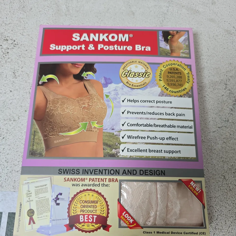 SANKOM SUPPORT & POSTURE BRA – WOMEN'S POSTURE BRA (BOXED) SIZE XL-XXL
