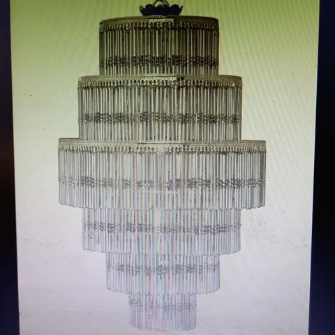 JOHN LEWIS ATHENEA CHANDELIER SMOKE/CLEAR 