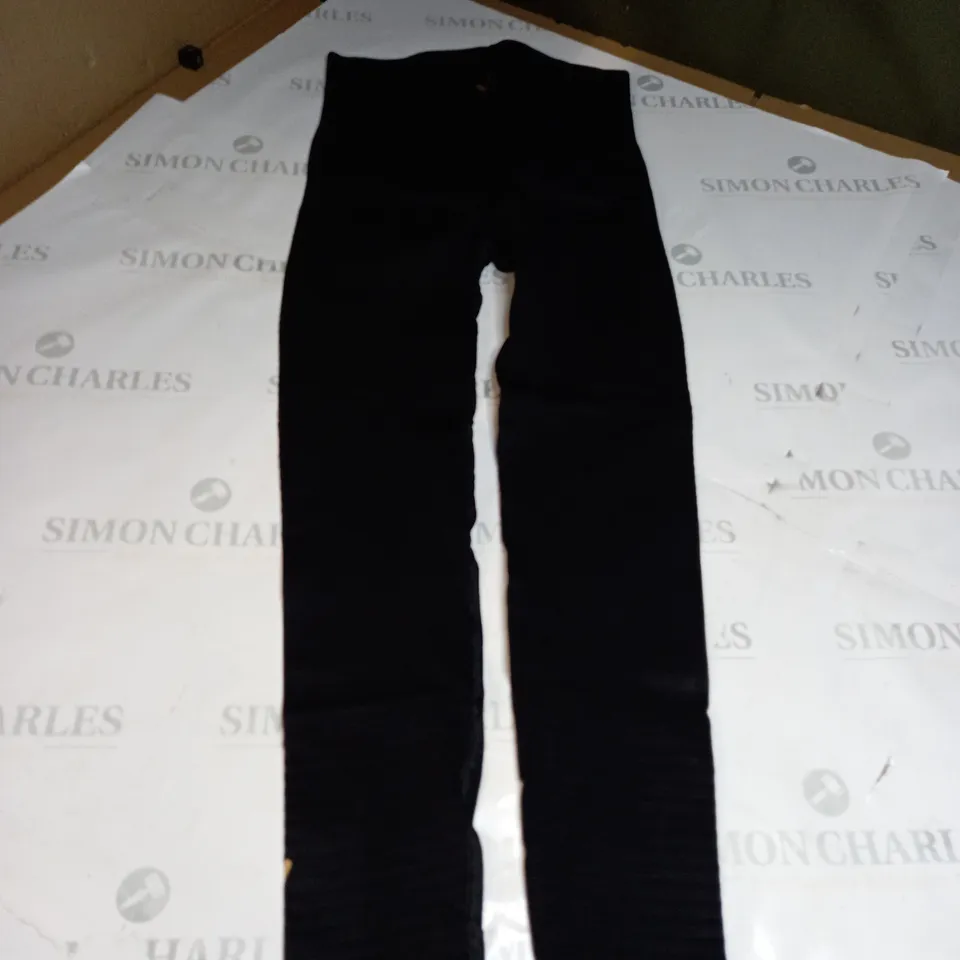 JERF NAVY BLACK LEGGINGS SIZE S