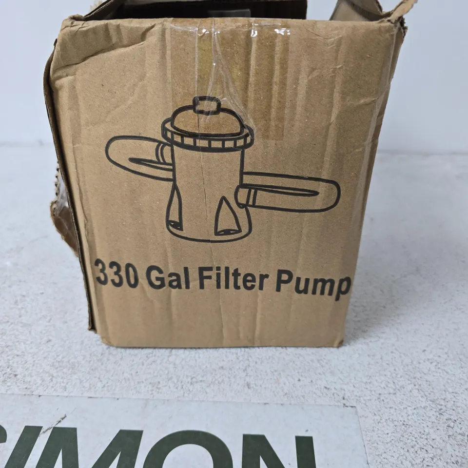 330 GAL FILTER PUMP – POND/HOT TUB FILTRATION (UNBRANDED)