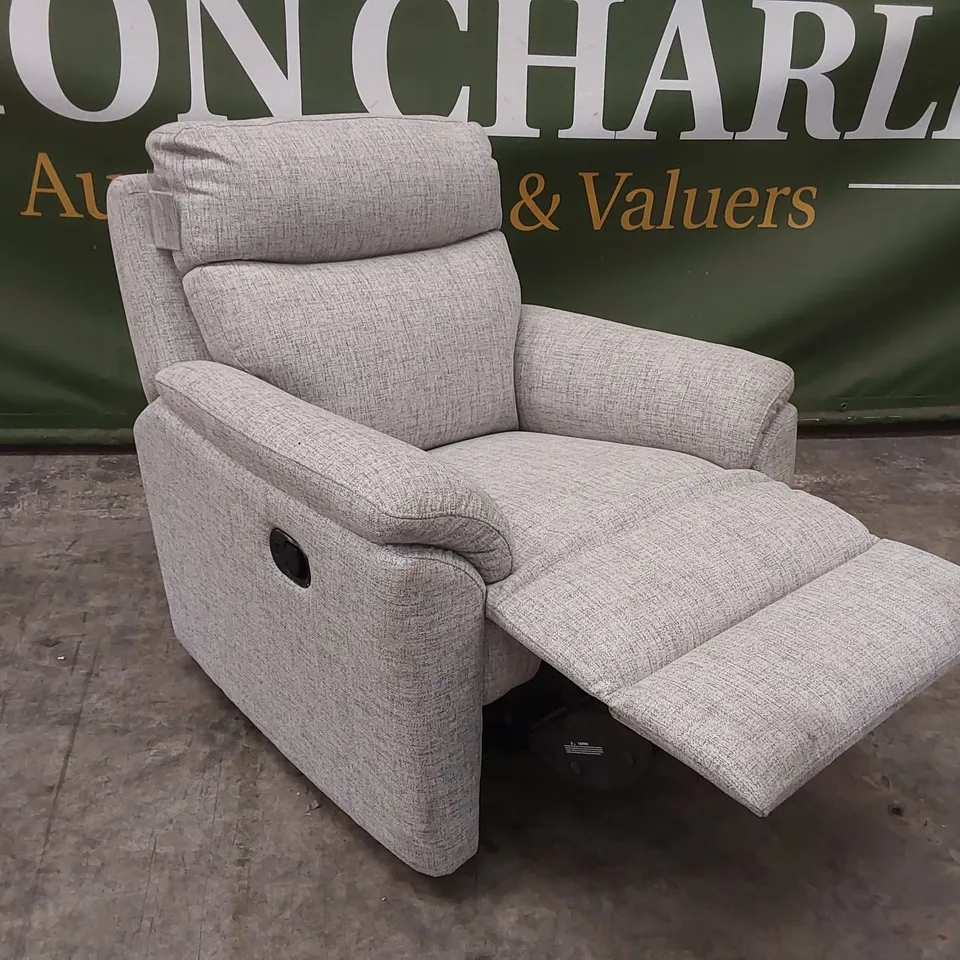 LINEA FABRIC MANUAL RECLINER ARMCHAIR RRP £549