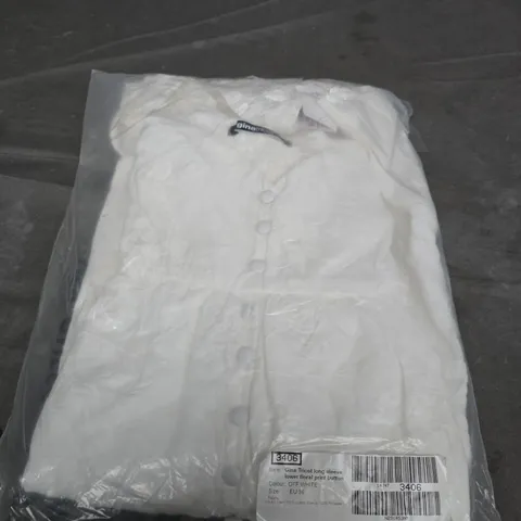 GINA TRICOT LONG SLEEVE TOP – OFF WHITE – UK 8