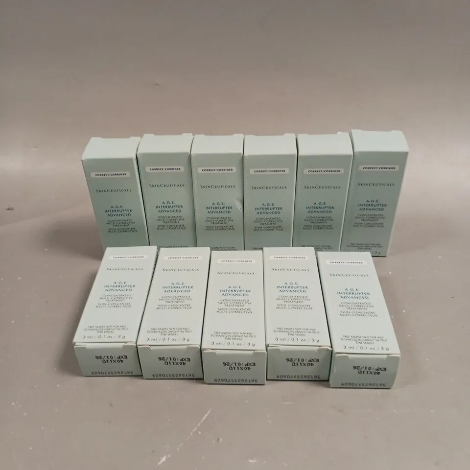 11 X SKIN CEUTICALS CORRECTOR A.G.E INTERRUPTER ADVANCED TREATMENT - 11 X 3ML