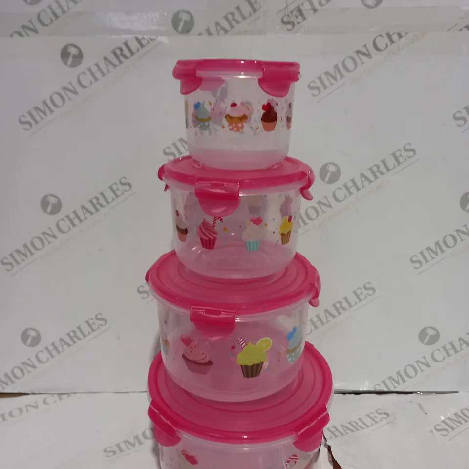 Lock & Lock 4 Piece Printed Container Set