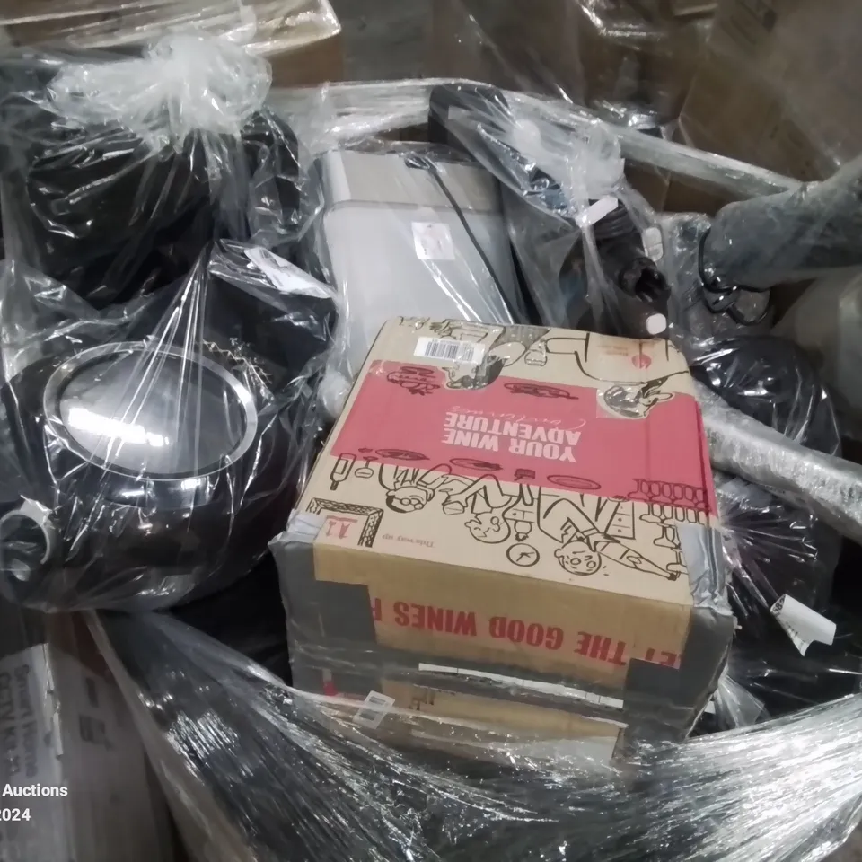 PALLET CONTAINING APPROXIMATELY 24  RAW ELECTRICAL ITEMS TO INCLUDE: