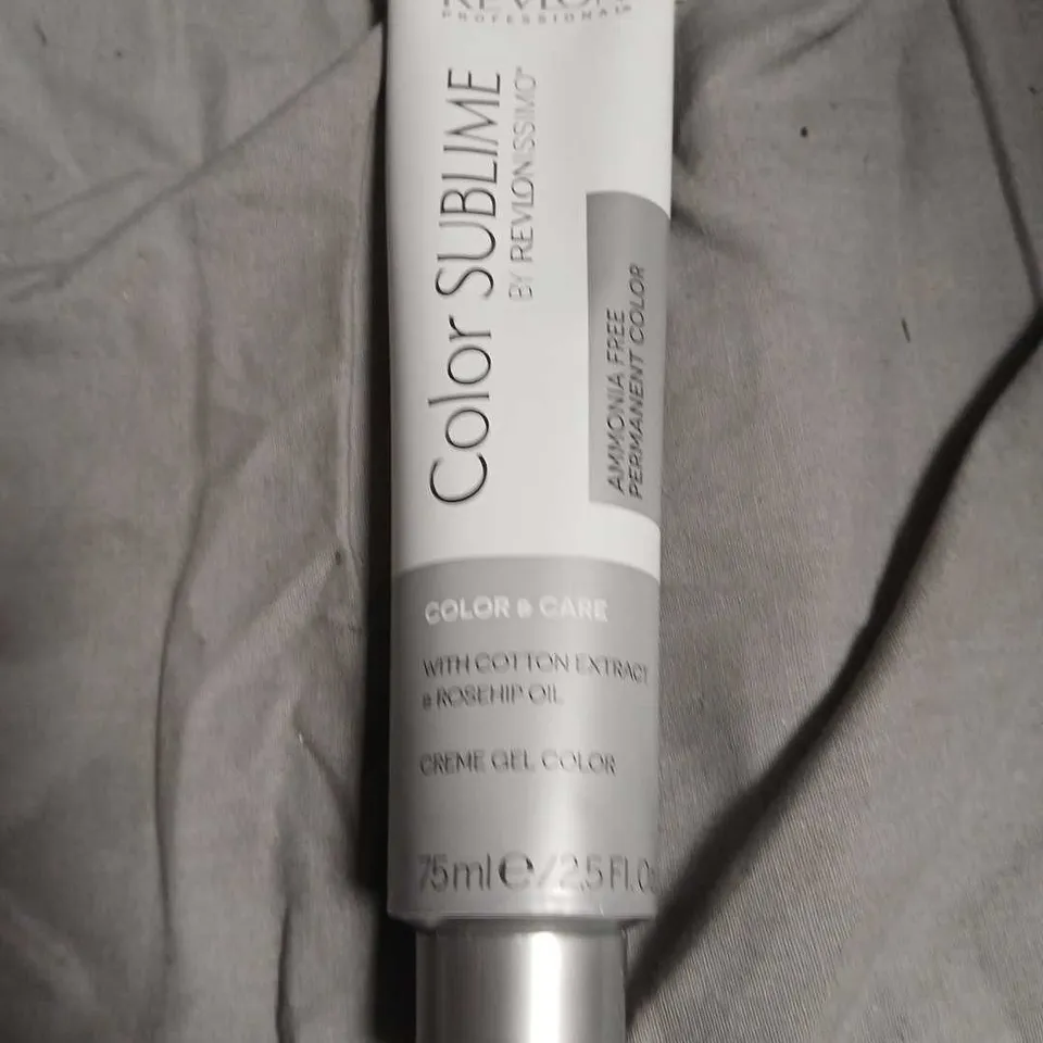 REVLON PROFESSIONAL COLOR SUBLIME CREME GEL COLOR – 75 ML (COLOR & CARE)-NO EXPIRY DATE SHOWN 