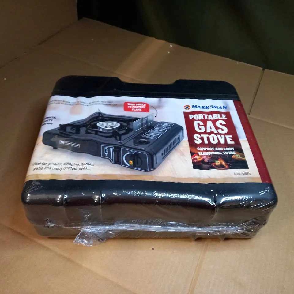 PACKAGED MARKSMAN PORTABLE GAS STOVE