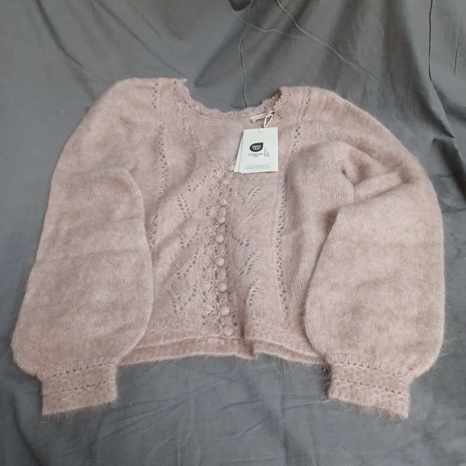 LA MAILLE SEZANE ANGELO CARDIGAN IN BEIGE SIZE S