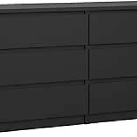 BOXED TVILUM DOUBLE DRESSER WITH 6 DRAWERS (2 BOXES)