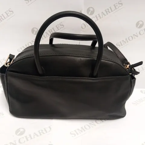LANVIN PARIS SOFT CALFSKIN SMALL BOWLING BAG