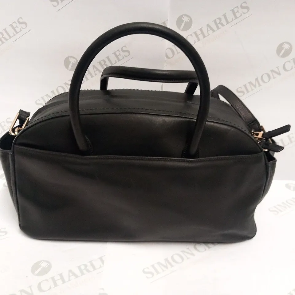 LANVIN PARIS SOFT CALFSKIN SMALL BOWLING BAG
