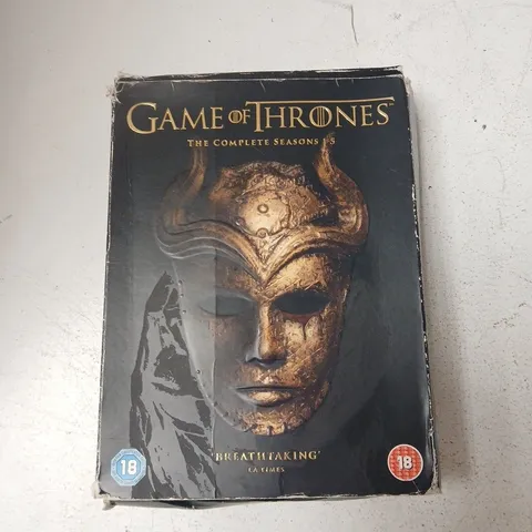GAME OF THRONES: THE COMPLETE SEASONS 1–5 (DVD BOX SET)