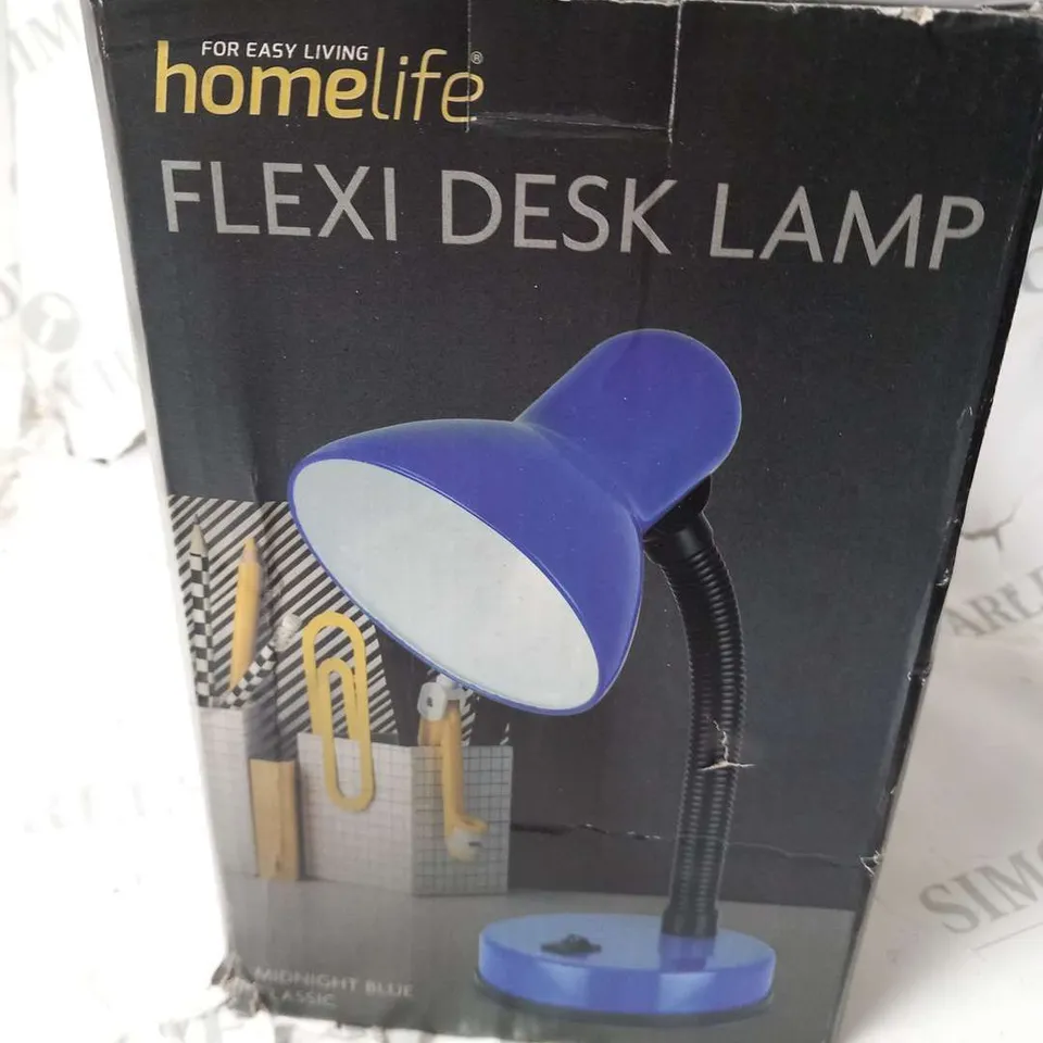 BOXED HOMELIFE FLEXI DESK LAMP