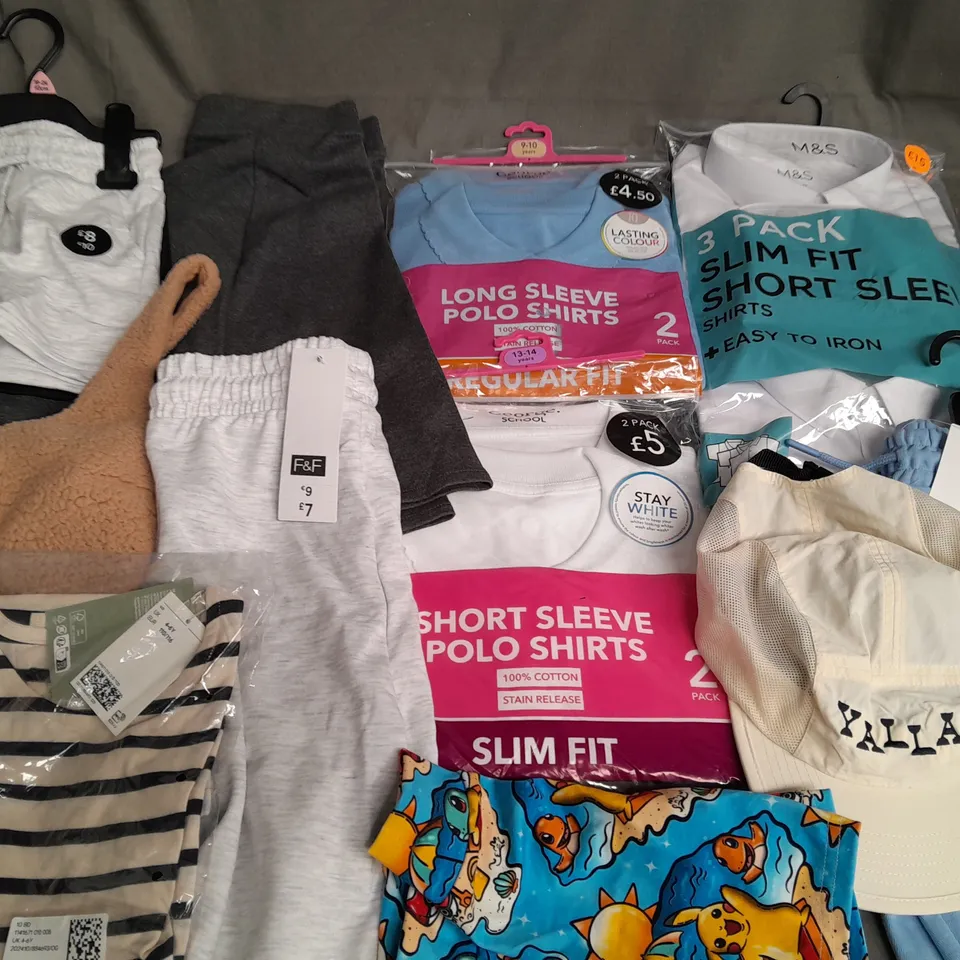 LARGE QUANTITY OF ASSORTED CHILDRENS CLOTHING ITEMS TO INCLUDE H&M, GEORGE AND F&F