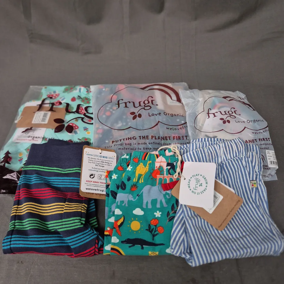 FRUGI APPROX 5 ASSORTED CLOTHING ITEMS FOR 3-6 MONTS TO INCLUDE - TROUSERS, ROMPER, BODYSUIT