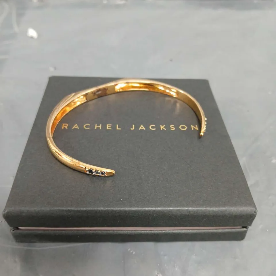 RACHEL JACKSON BIRTHSTONE GOLD BANGLE