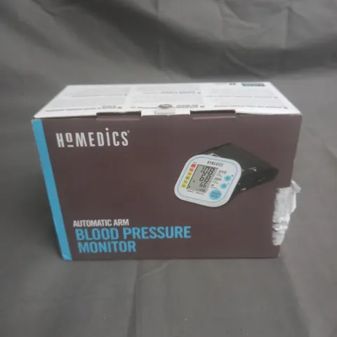 BOXED HOMEDICS AUTOMATIC ARM BLOOD PRESSURE MONITOR 