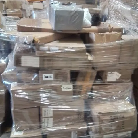 PALLET OF ASSORTED HOUSEHOLD GOODS AND PRODUCTS TO INCLUDE;HOOVER,BRAKE CALIPER,SHOES