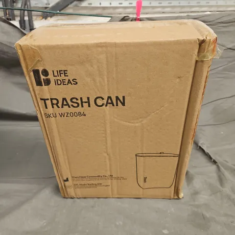 BOXED TRASH CAN 