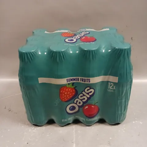 12 X OASIS SUMMER FRUIT DRINKS - 12 X 500ML - COLLECTION ONLY