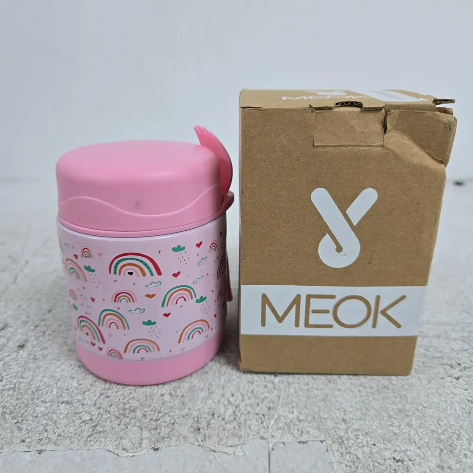 MEOK PINK KIDS' WATER BOTTLE WITH HANDLE