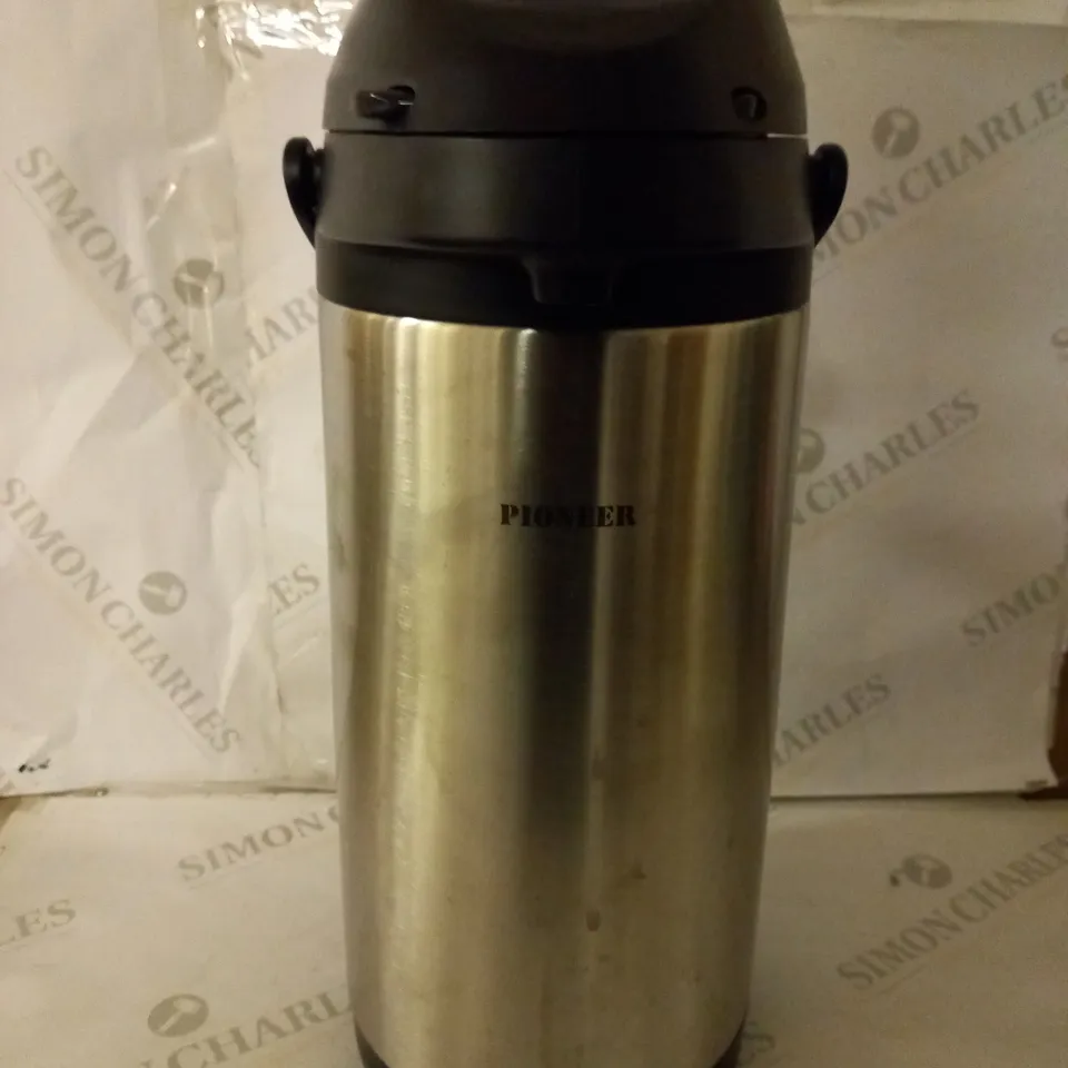 PIONEER FLASKS STAINLESS STEEL AIRPOT HOT COLD WATER TEA COFFEE DISPENSER