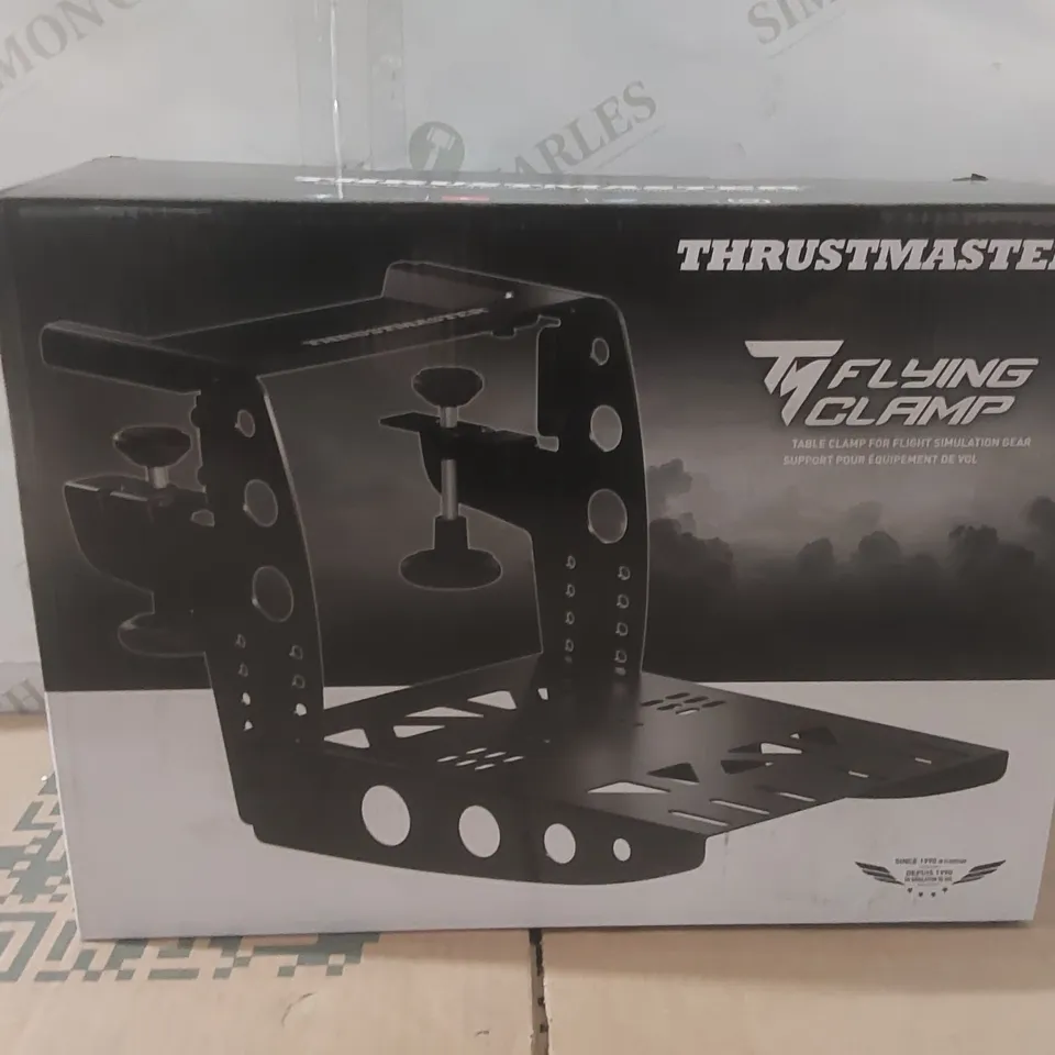 BOXED THRUSTMASTER FLYING CLAMP