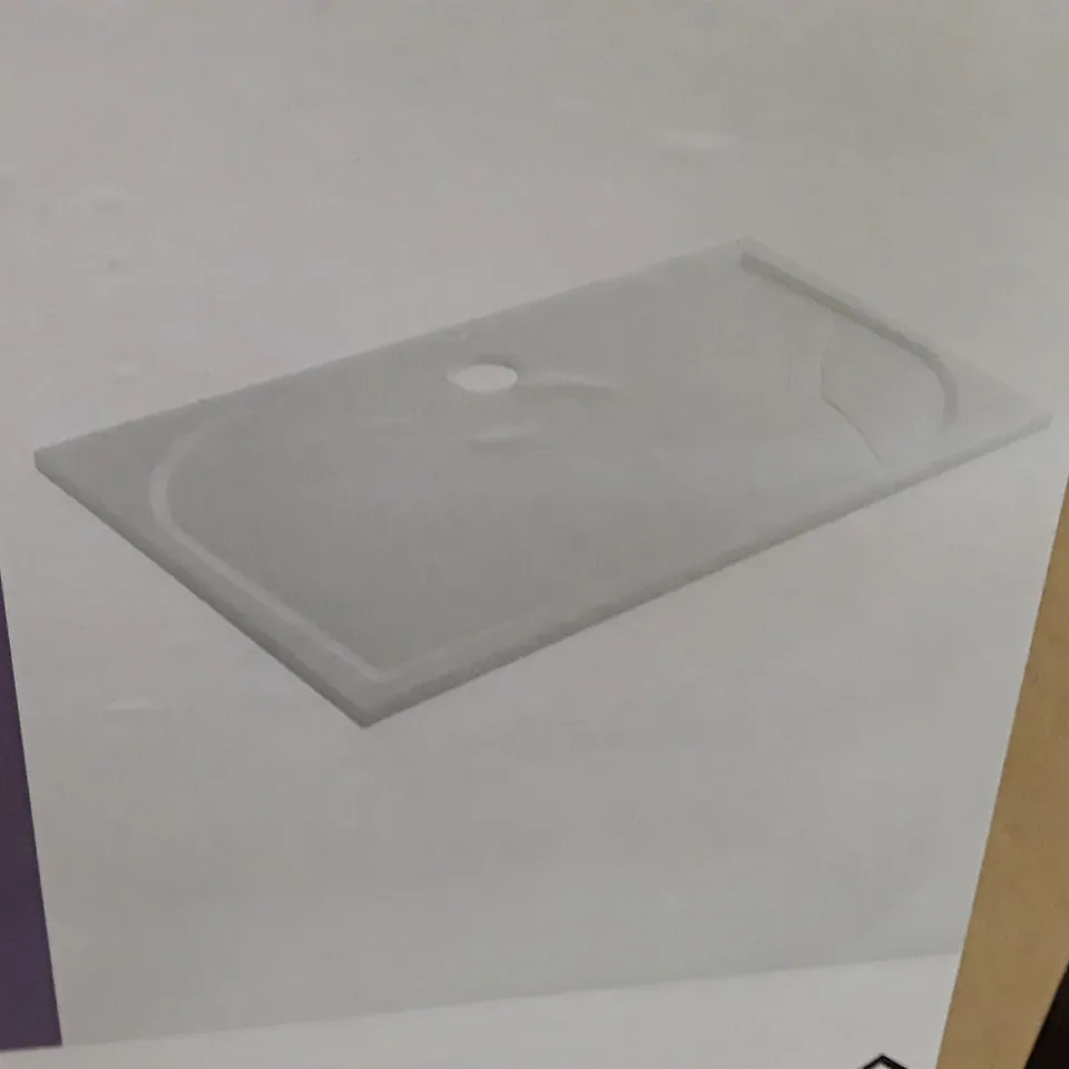 BOXED GOODHOME LIMSKI SLIM SHOWER TRAY 80×120CM