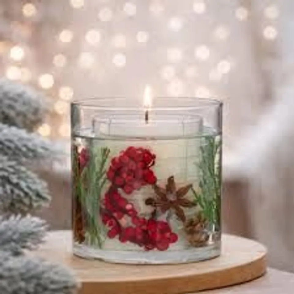 HOME STORIES LIGHT UP CANDLE WITH REFILLS HOME FOR CHRISTMAS