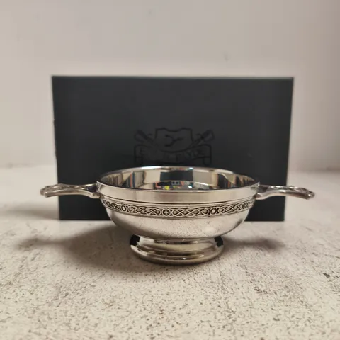 EDWIN BLYDE PERSONALISED 3" CELTIC WEAVE QUAICH