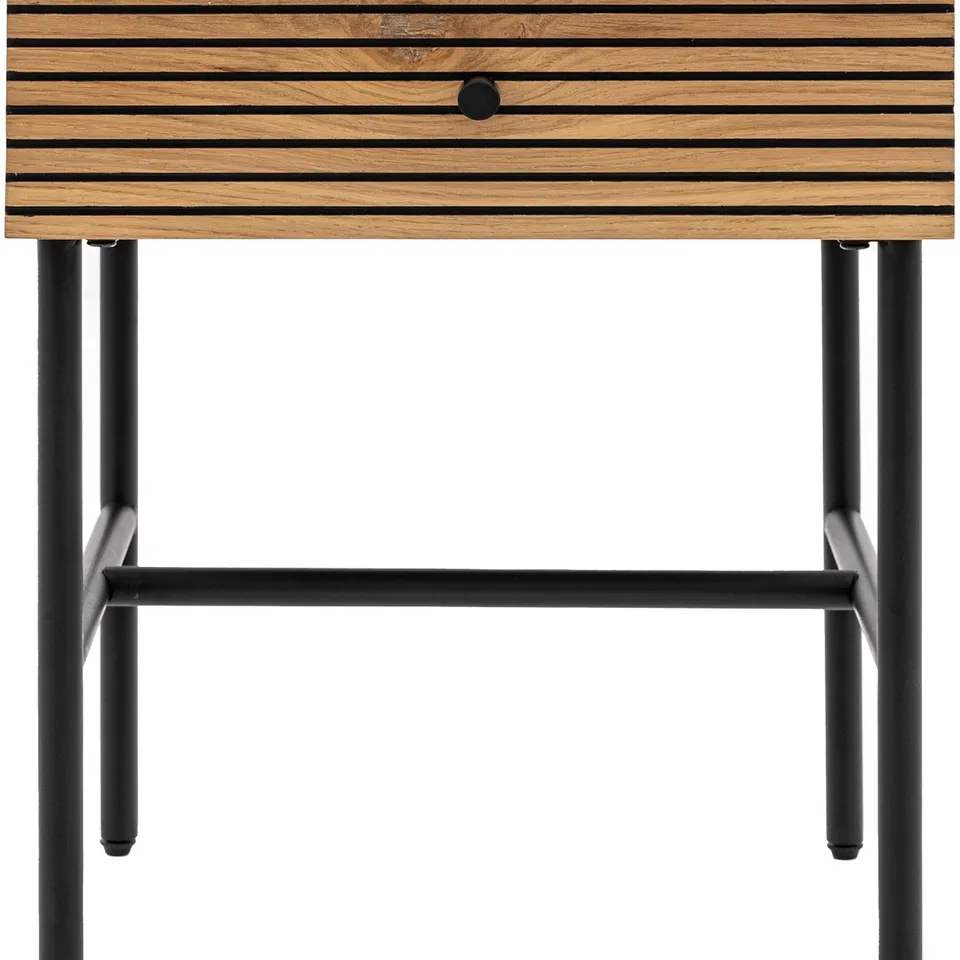 BOXED GALLERY DIRECT HYLAND 1 DRAWER BEDSIDE (1 BOX)
