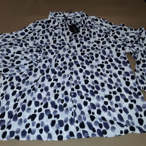 ET VOUS PAINTERLY DOT BLOUSE - 14