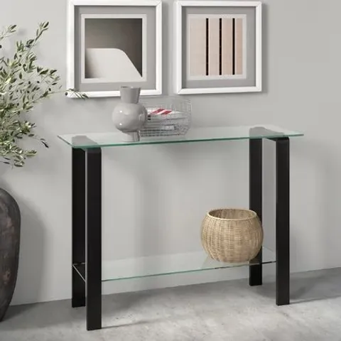 HOLLINGSWΓ§ORTH CONSOLE TABLE BLACKENED BRONZE FINISH