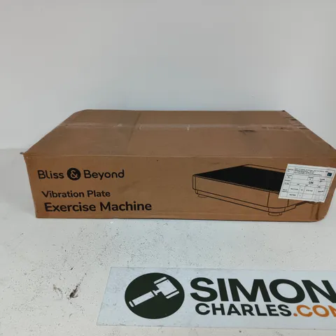 BLISS & BEYOND VIBRATION PLATE EXERCISE MACHINE β BOXED
