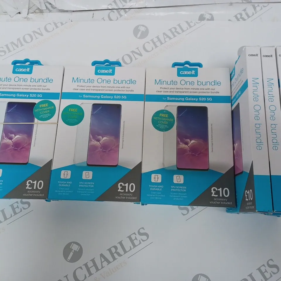LOT OF APPROXIMATELY 90 CASE IT MINUTE ONE BUNDLE CLEAR CASES FOR SAMSUNG GALAXY S20 5G