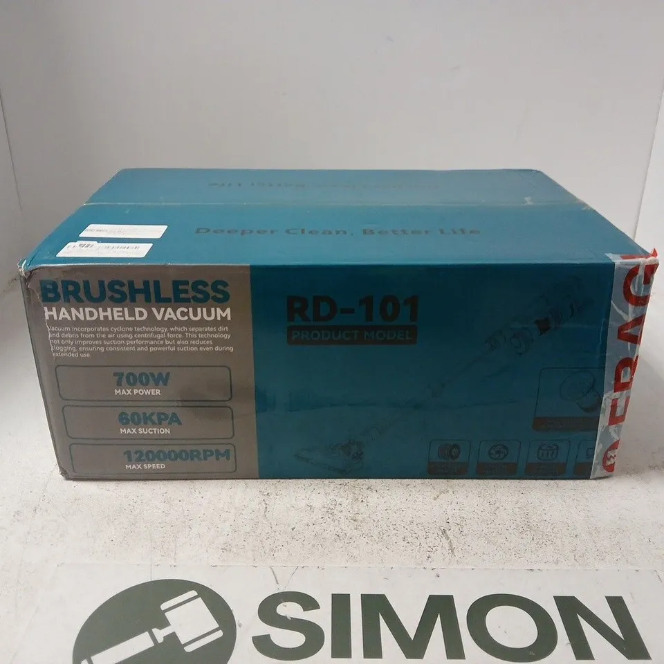 HANDHELD VACUUM RD-101 (BRUSHLESS) – BOXED