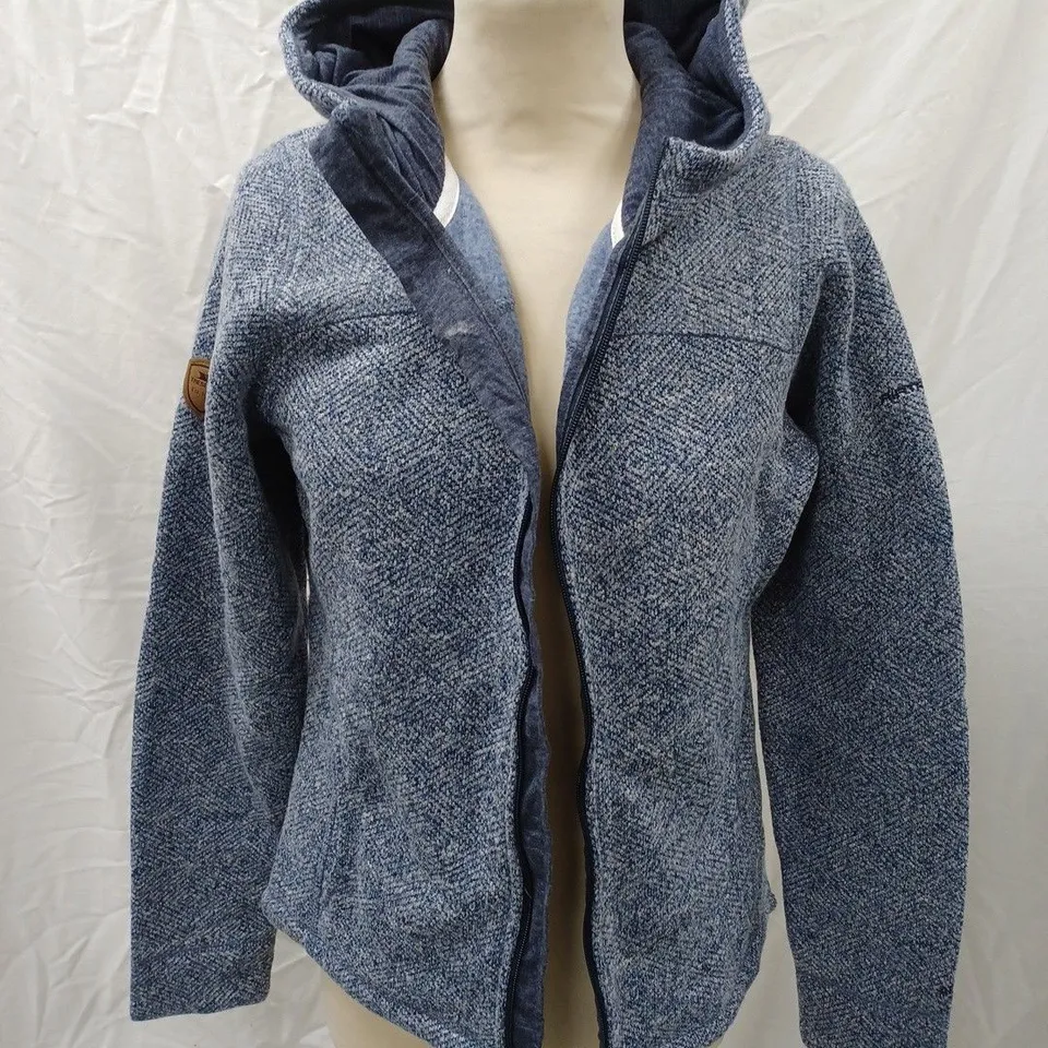 TRESPASS WOMENS FLEECE JACKET FULL ZIP JACKET, BLUE - SIZE M
