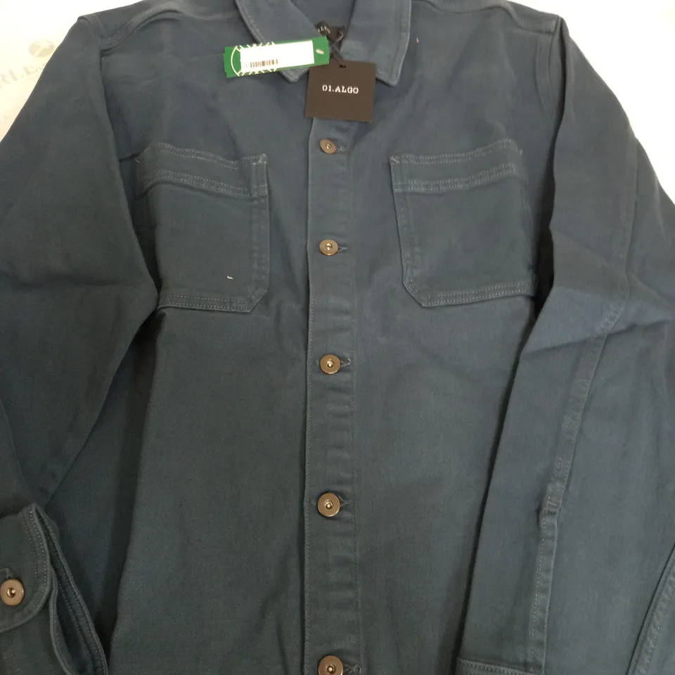 O1 ALGO ODIN TWILL SHACKET IN NAVY - XL