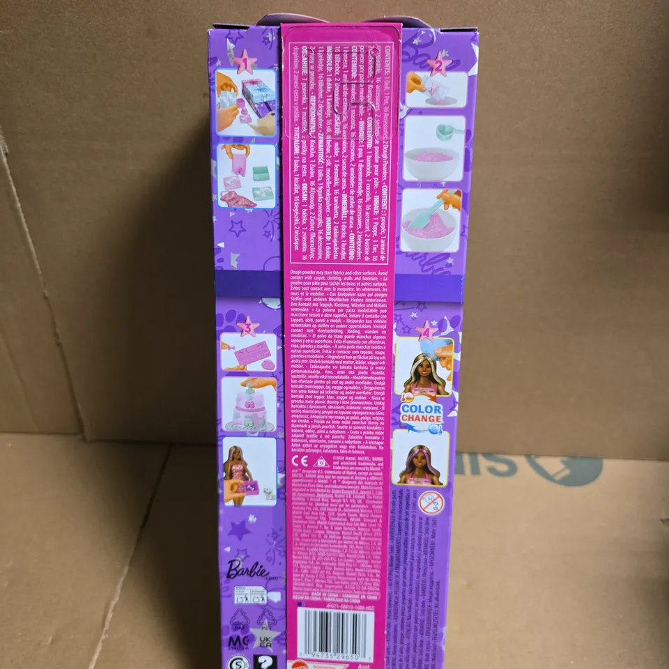 BARBIE PARTY UNBOXED COLOUR-CHANGE DOLL WITH ACCESSORIES, BOXED