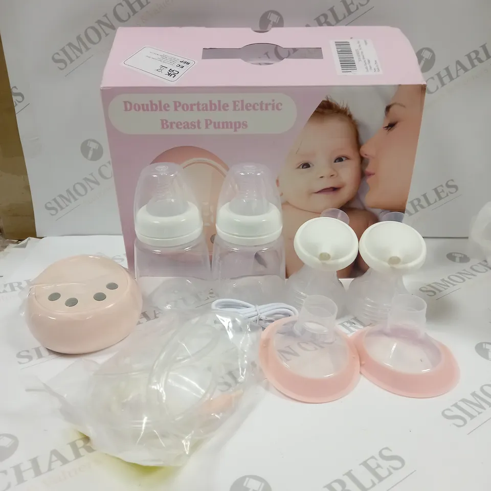 BOXED DOUBLE PORTABLE ELECTRIC BREAST PUMPS 