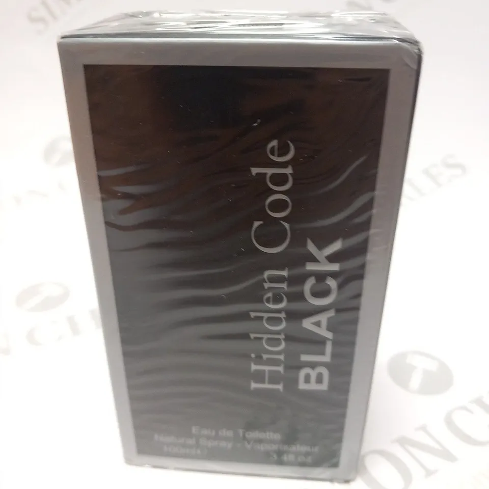 BOXED AND SEALED HIDDEN CODE BLACK EAU DE TOILETTE 100ML